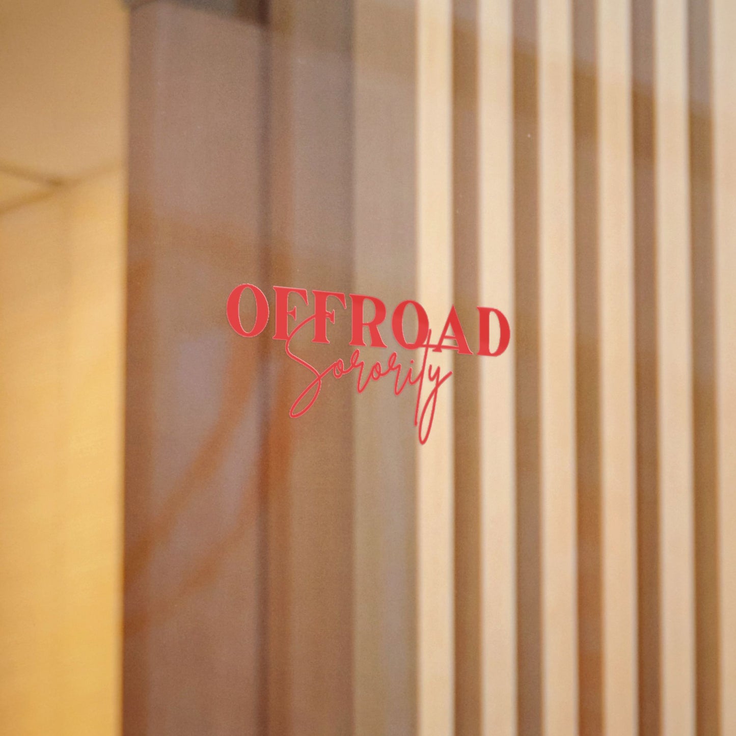 Red Offroad Sorority Decal