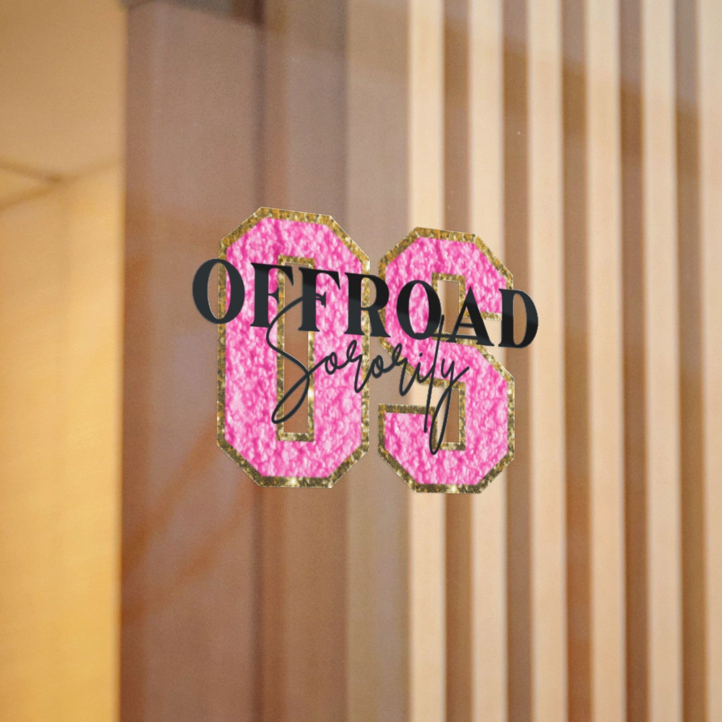 Greek Letters Offroad Sorority Decal