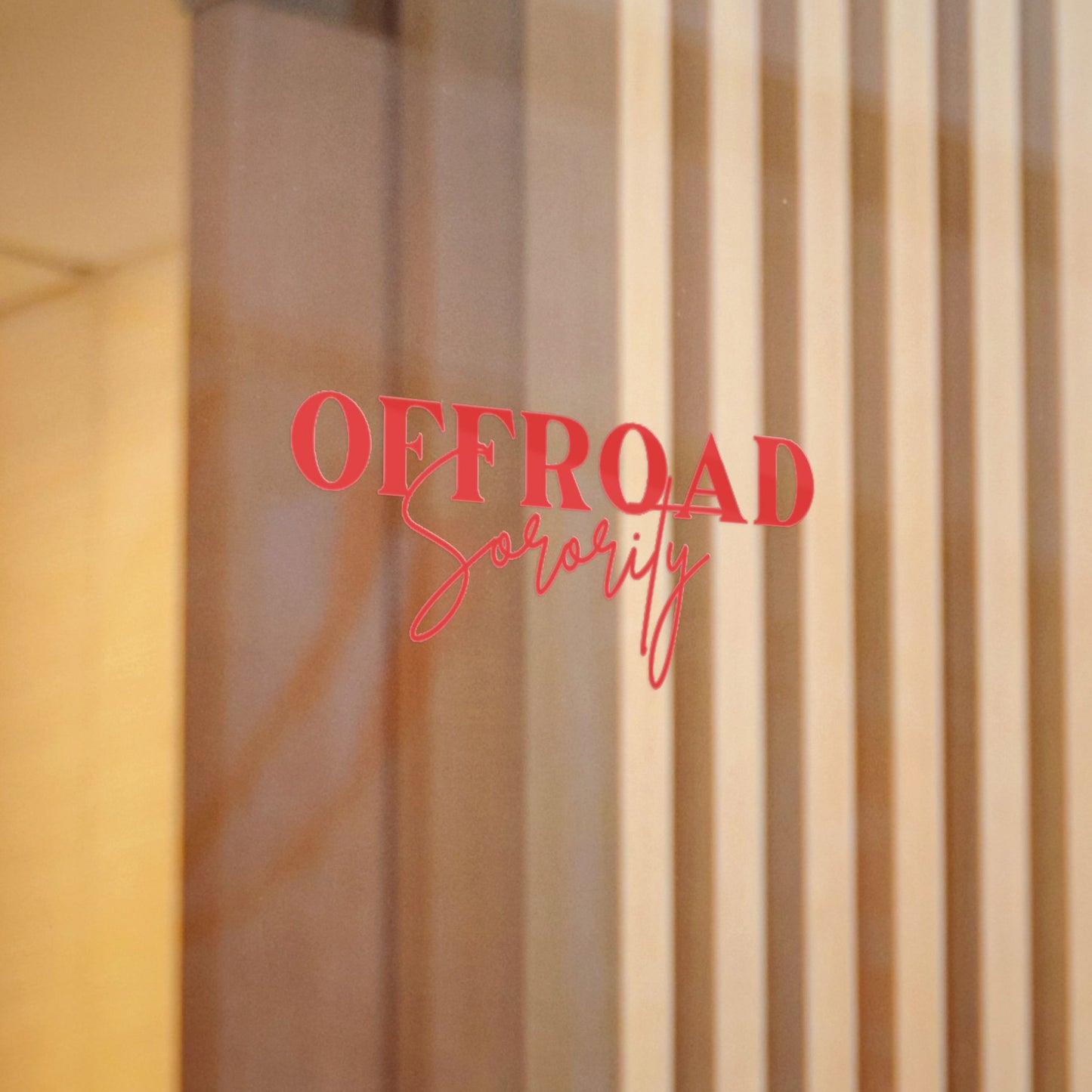Red Offroad Sorority Decal