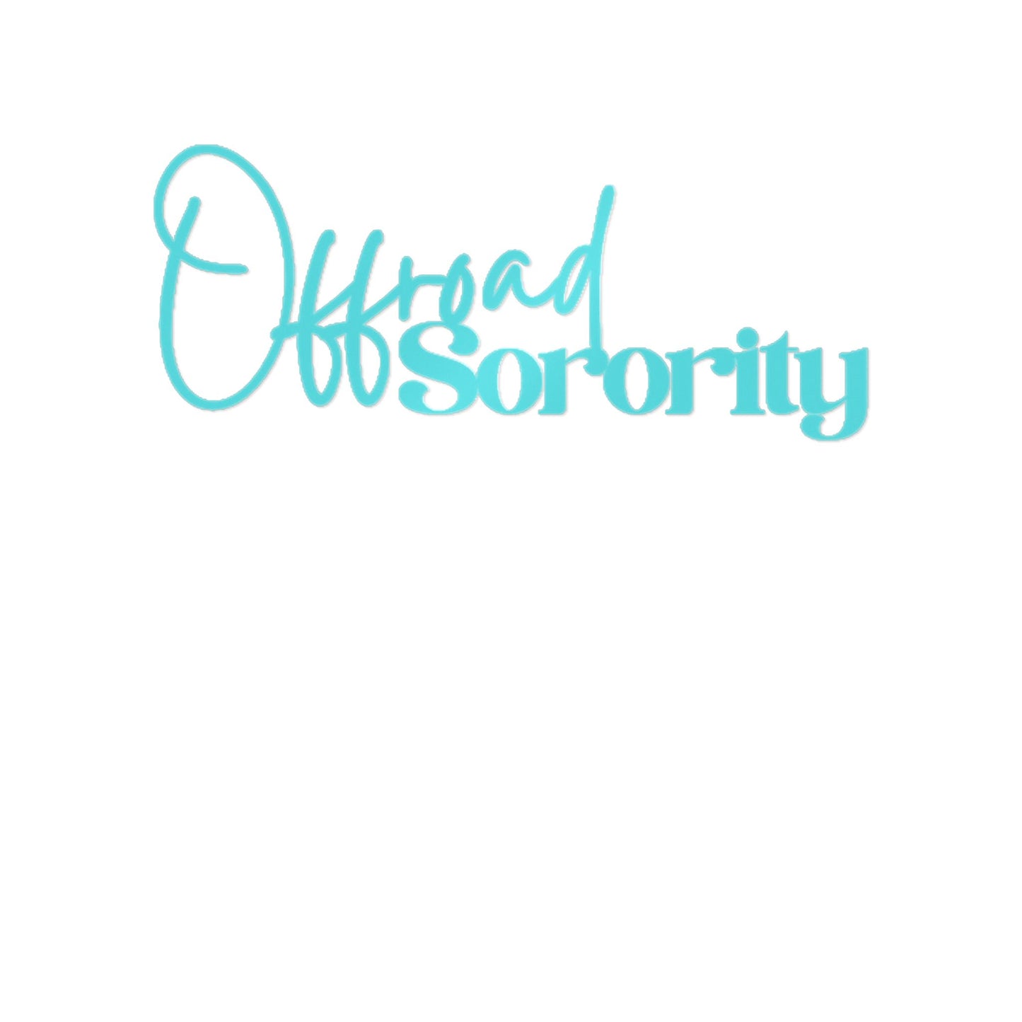 Aqua Offroad Sorority Decal