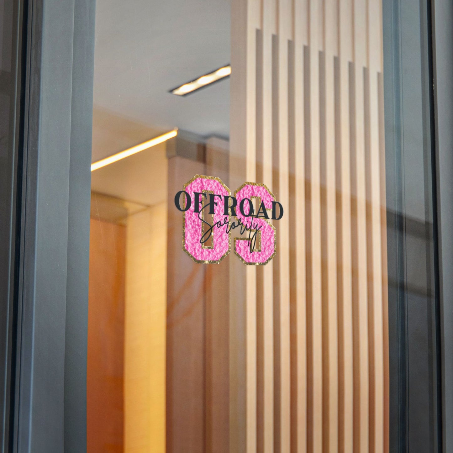 Greek Letters Offroad Sorority Decal