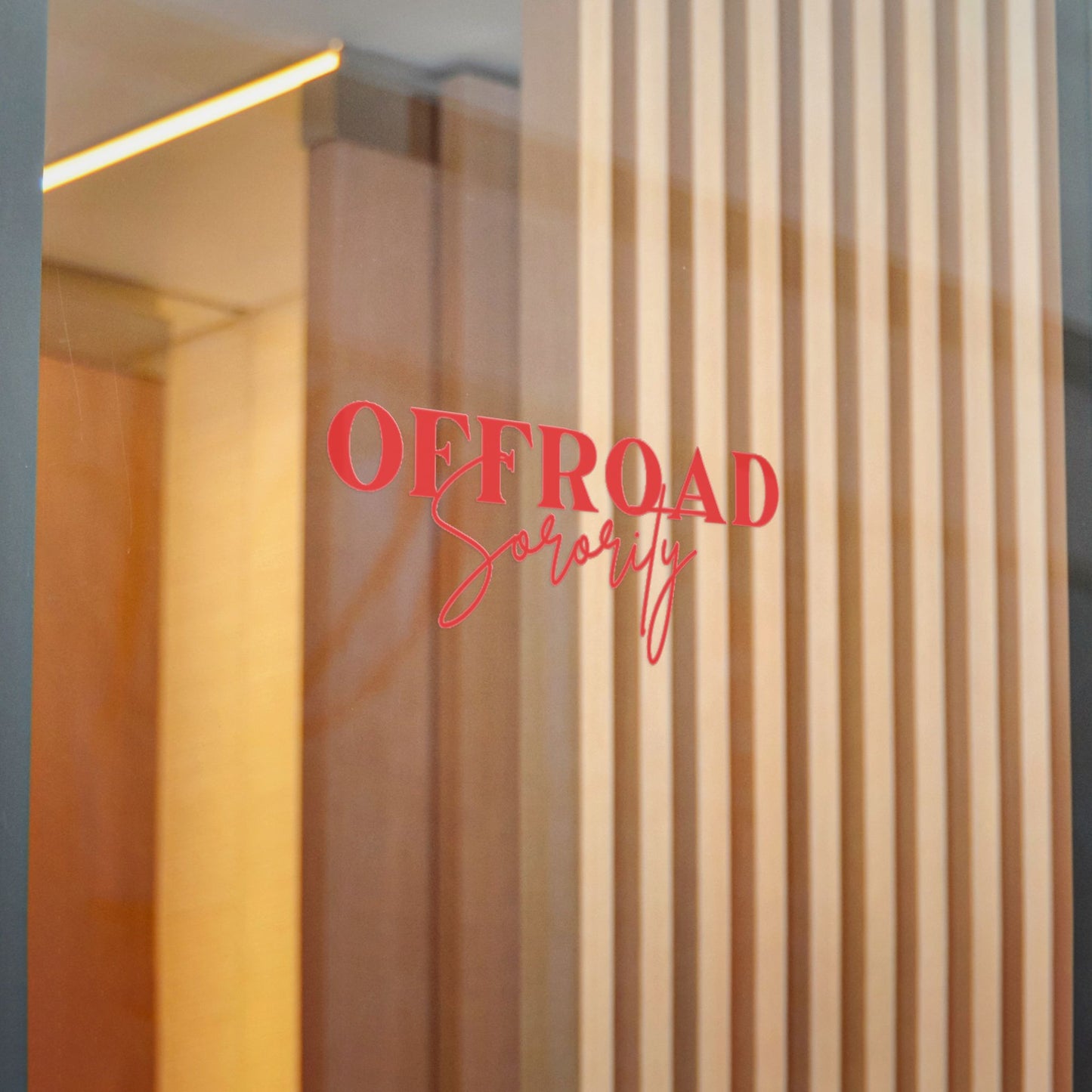 Red Offroad Sorority Decal
