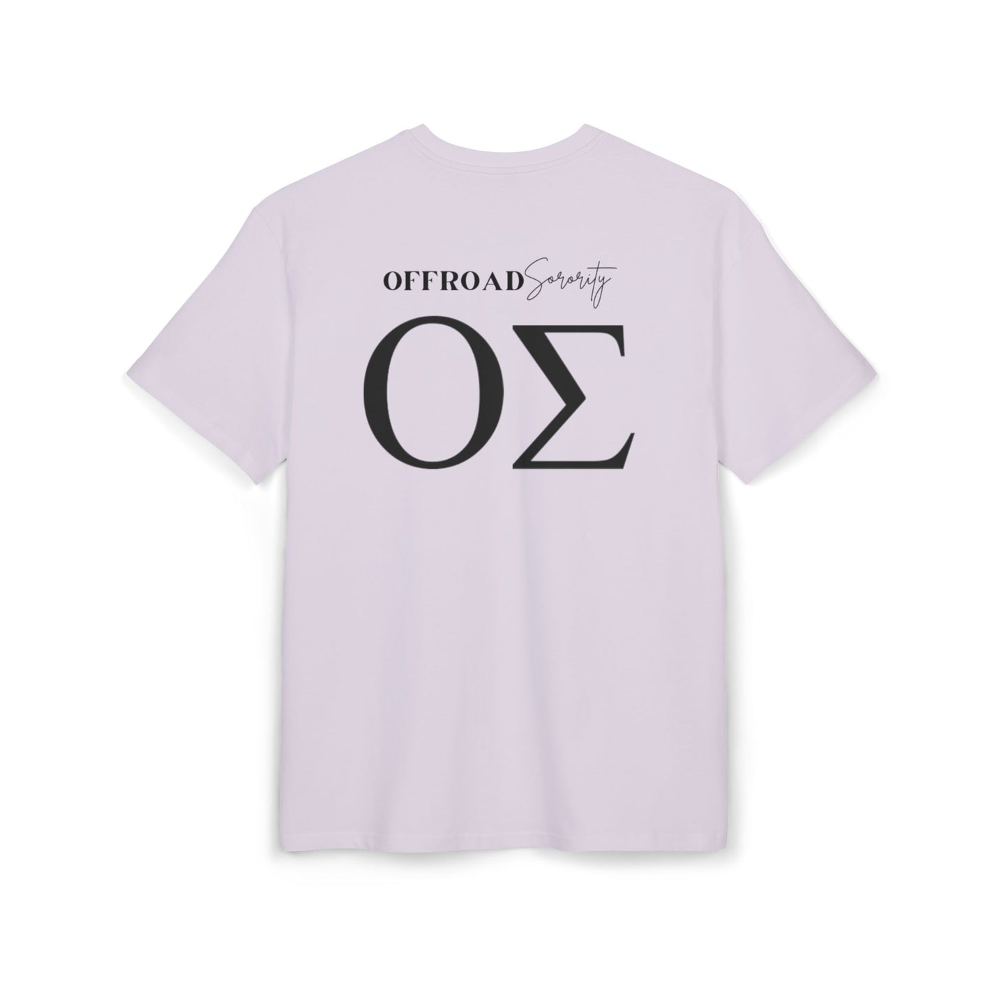 Greek Letters Unisex Heavy Oversized Tee, OS