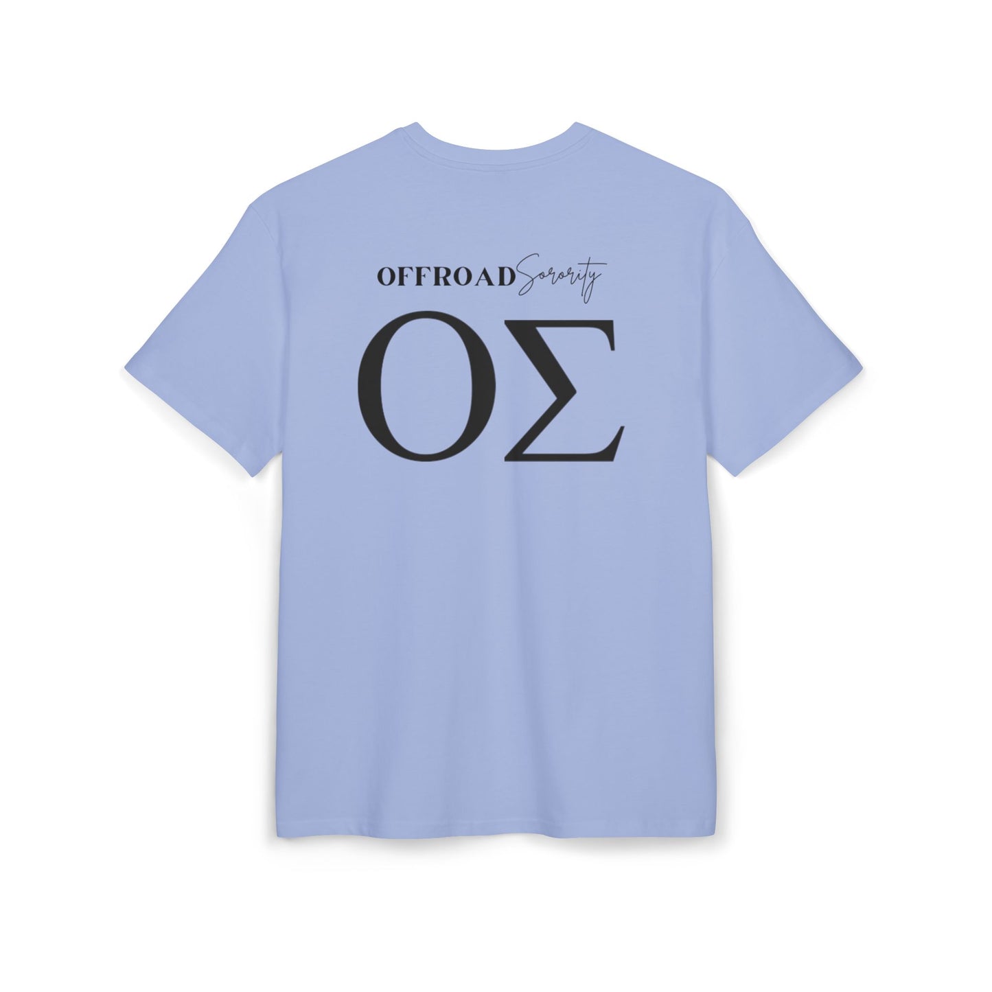 Greek Letters Unisex Heavy Oversized Tee, OS