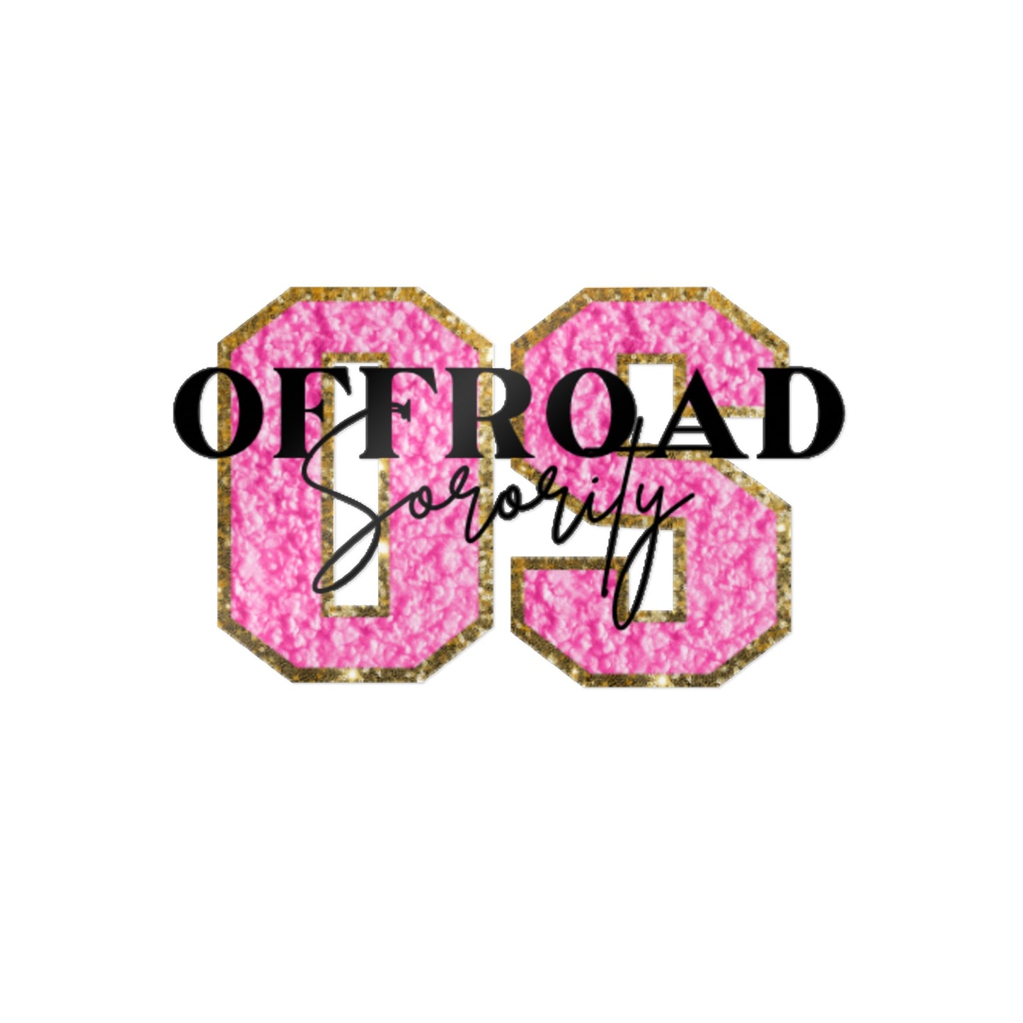 Greek Letters Offroad Sorority Decal