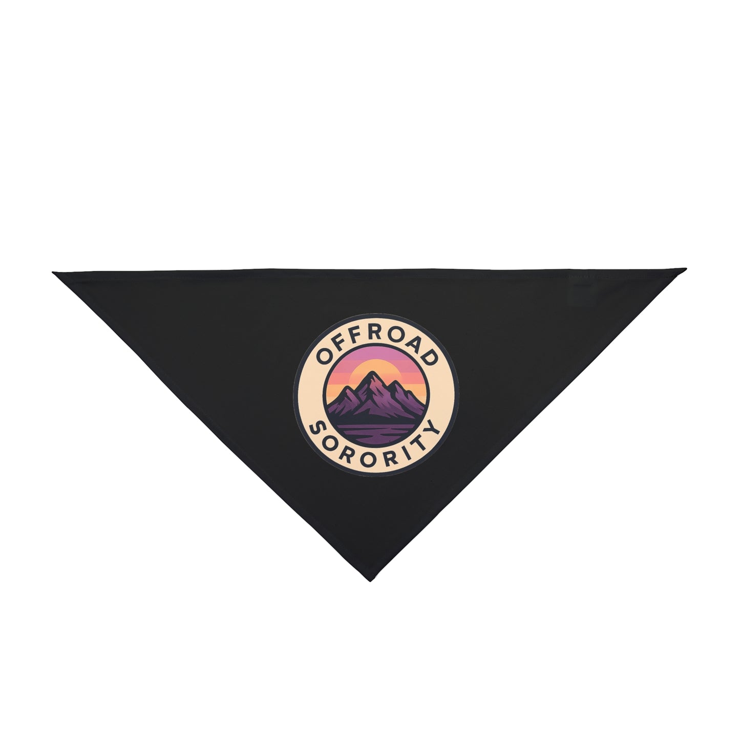 Adventure-Ready Pet Bandana - Offroad Sorority Design