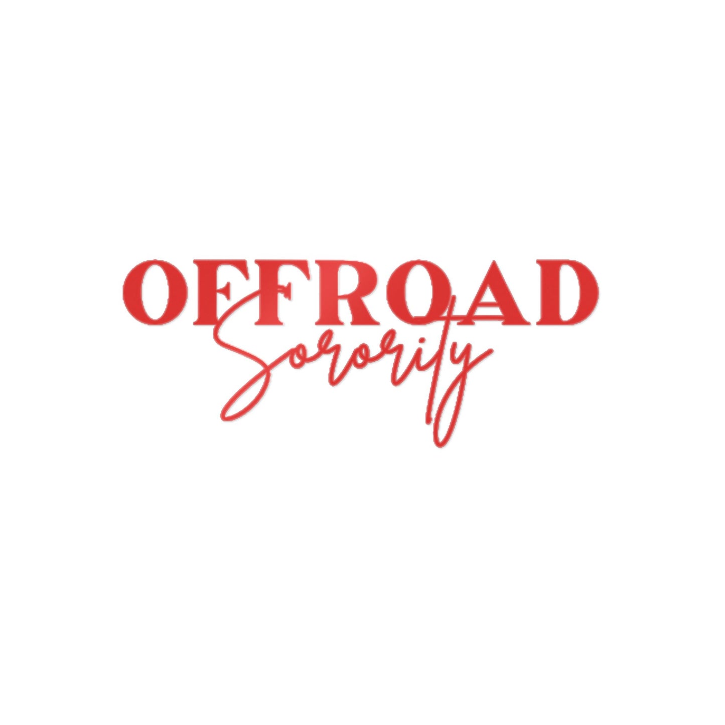 Red Offroad Sorority Decal