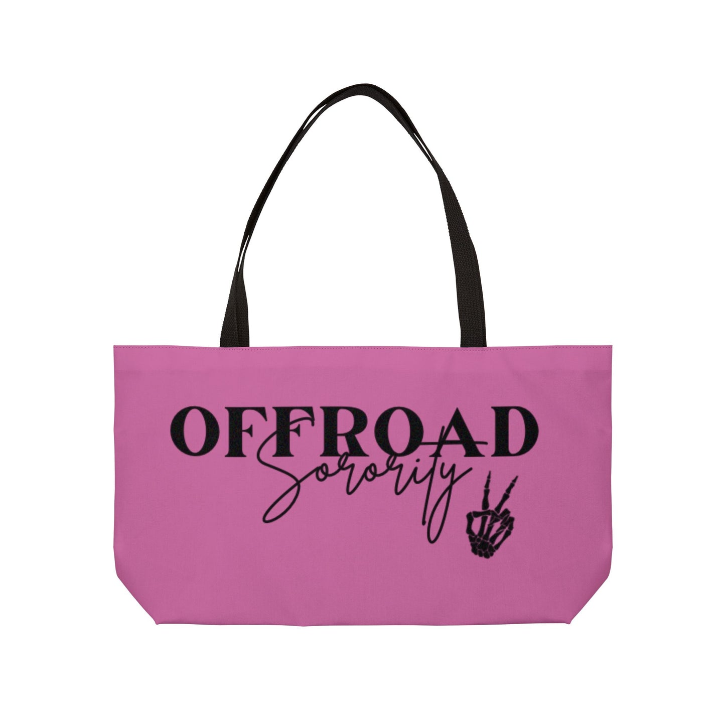 Offroad Sorority Pink Weekender Tote Bag - Perfect for the Adventurous Spirit