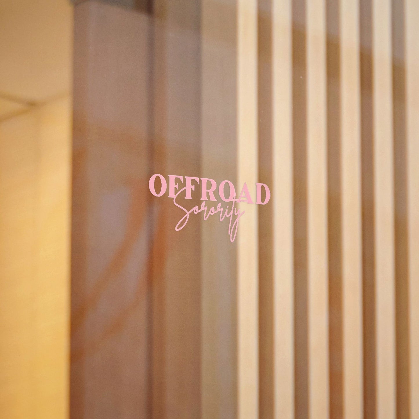 Light pink Offroad Sorority Decal