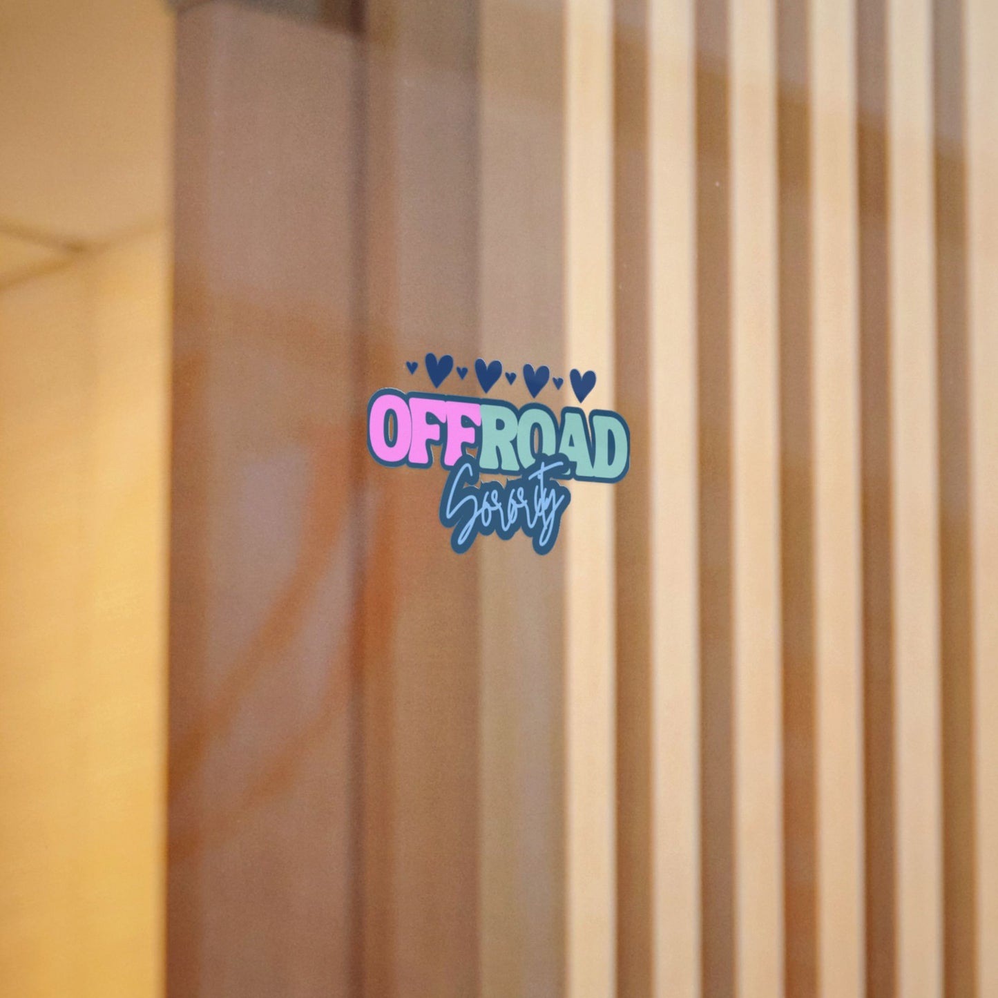 Blue Heart Offroad Sorority Decal