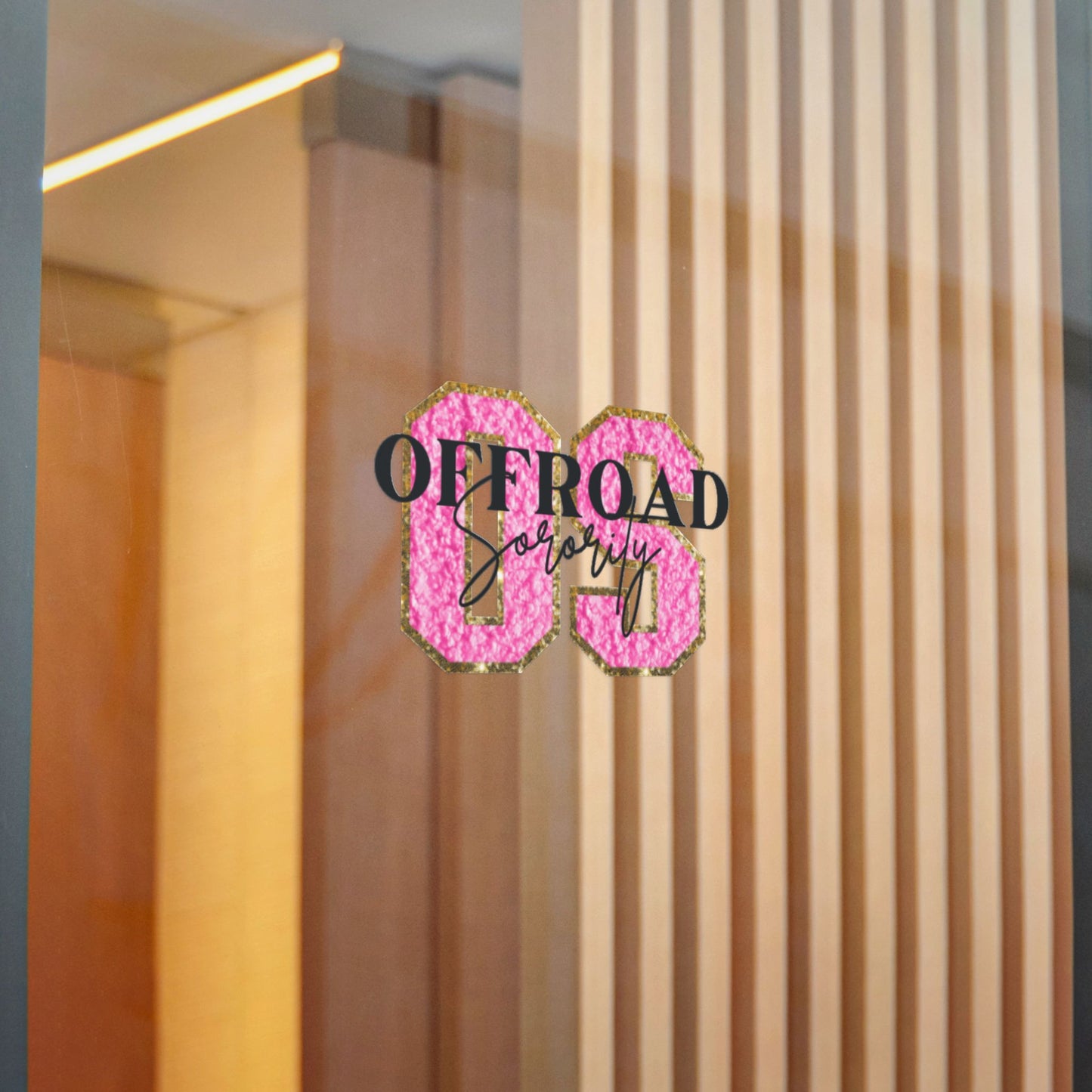 Greek Letters Offroad Sorority Decal