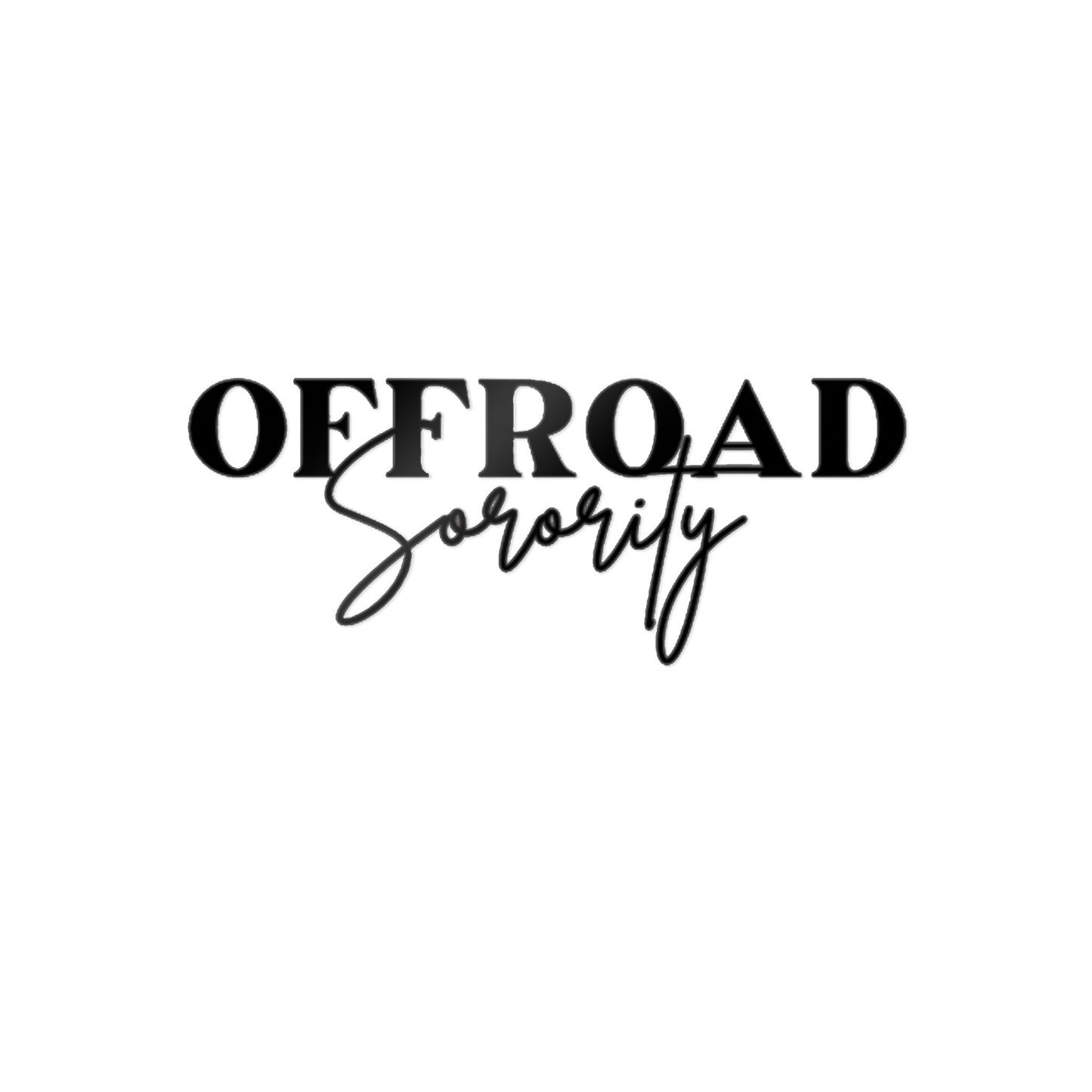 Black Offroad Sorority Decal