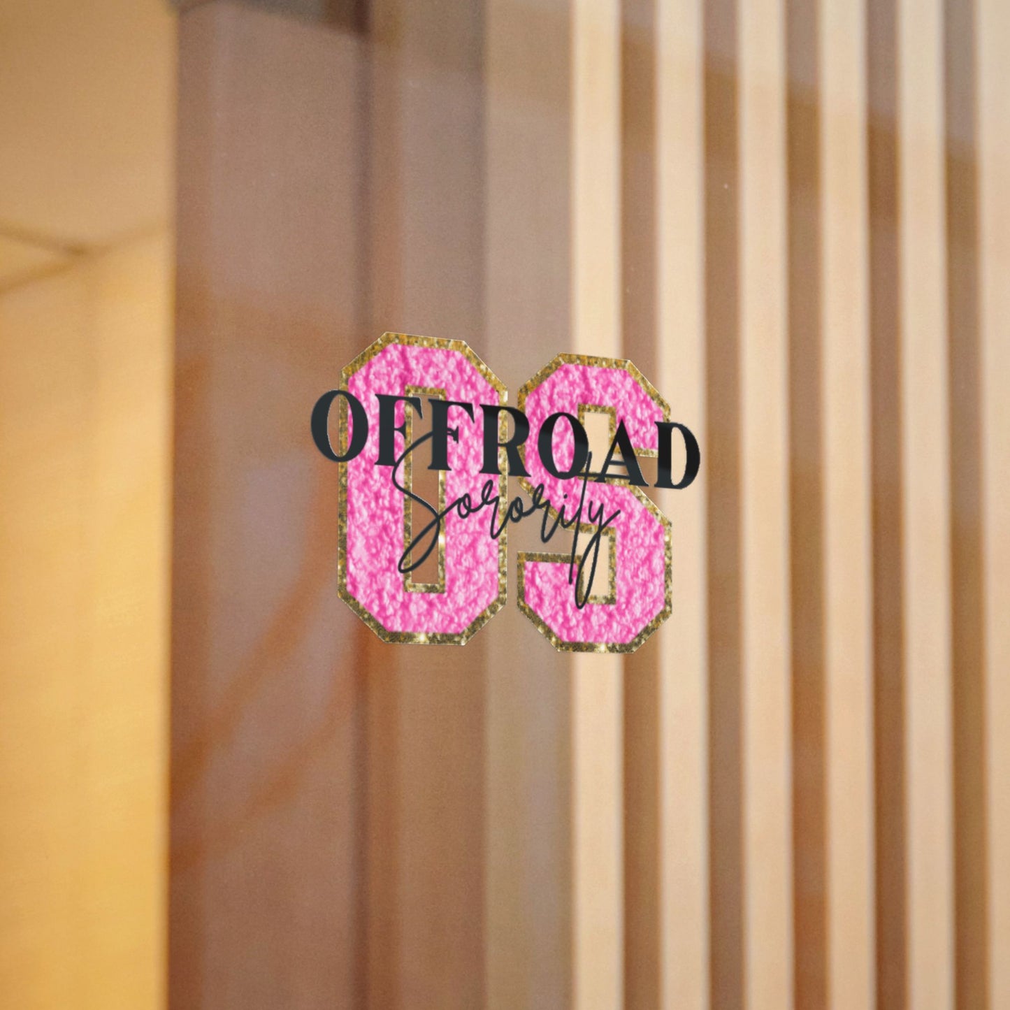 Greek Letters Offroad Sorority Decal