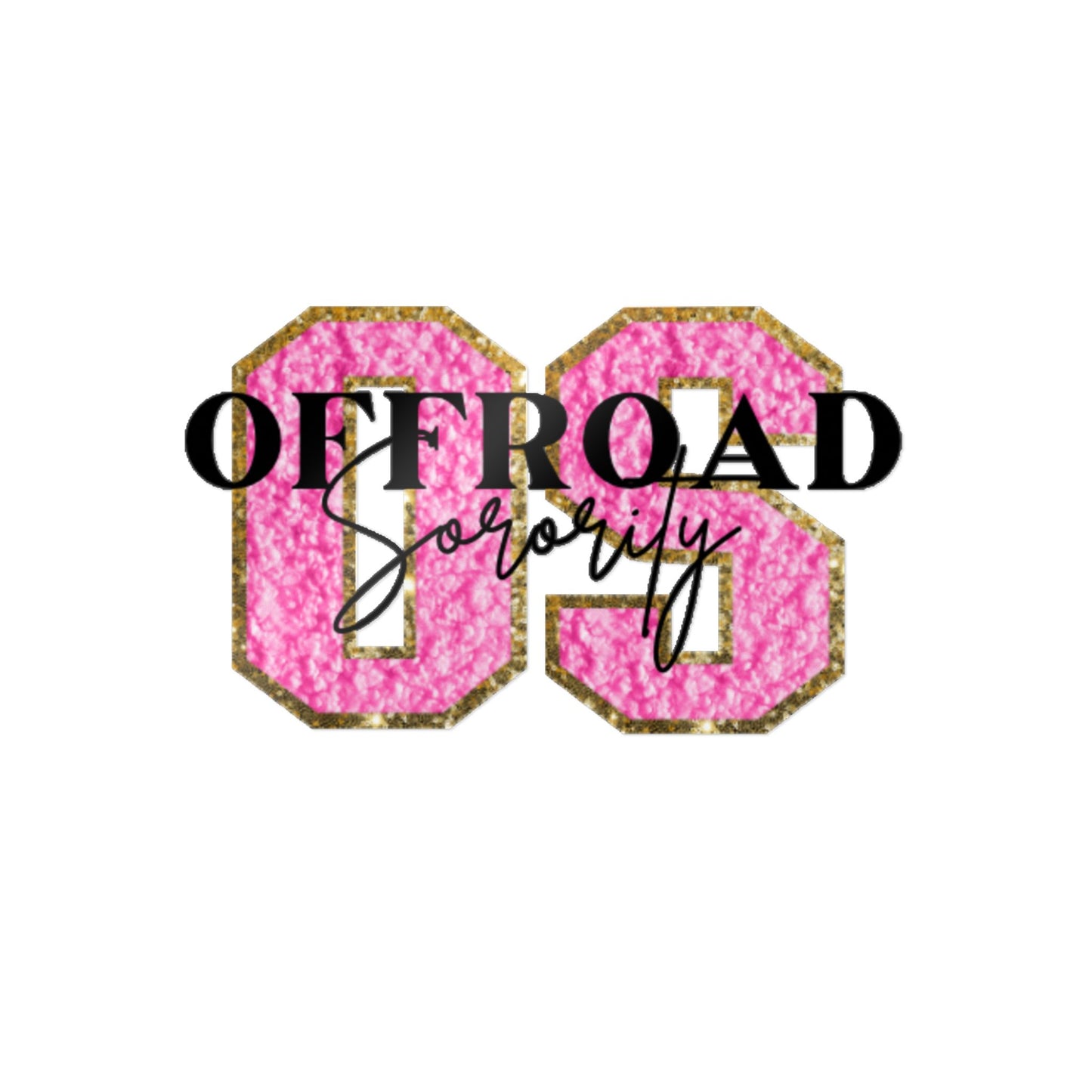 Greek Letters Offroad Sorority Decal