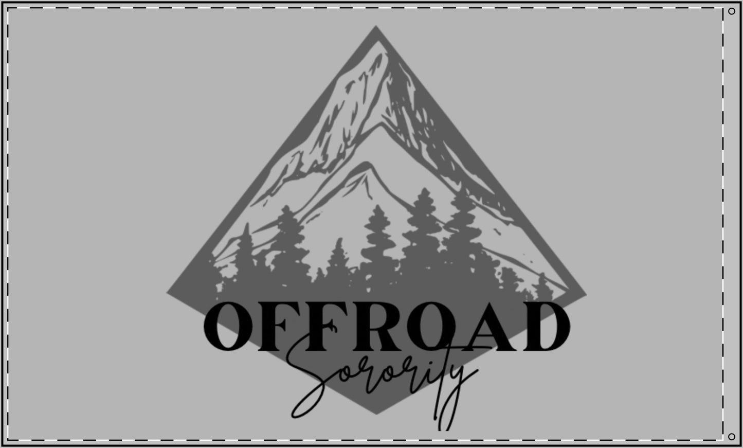 Grey Mountain Offroad Sorority Double Sided Flag