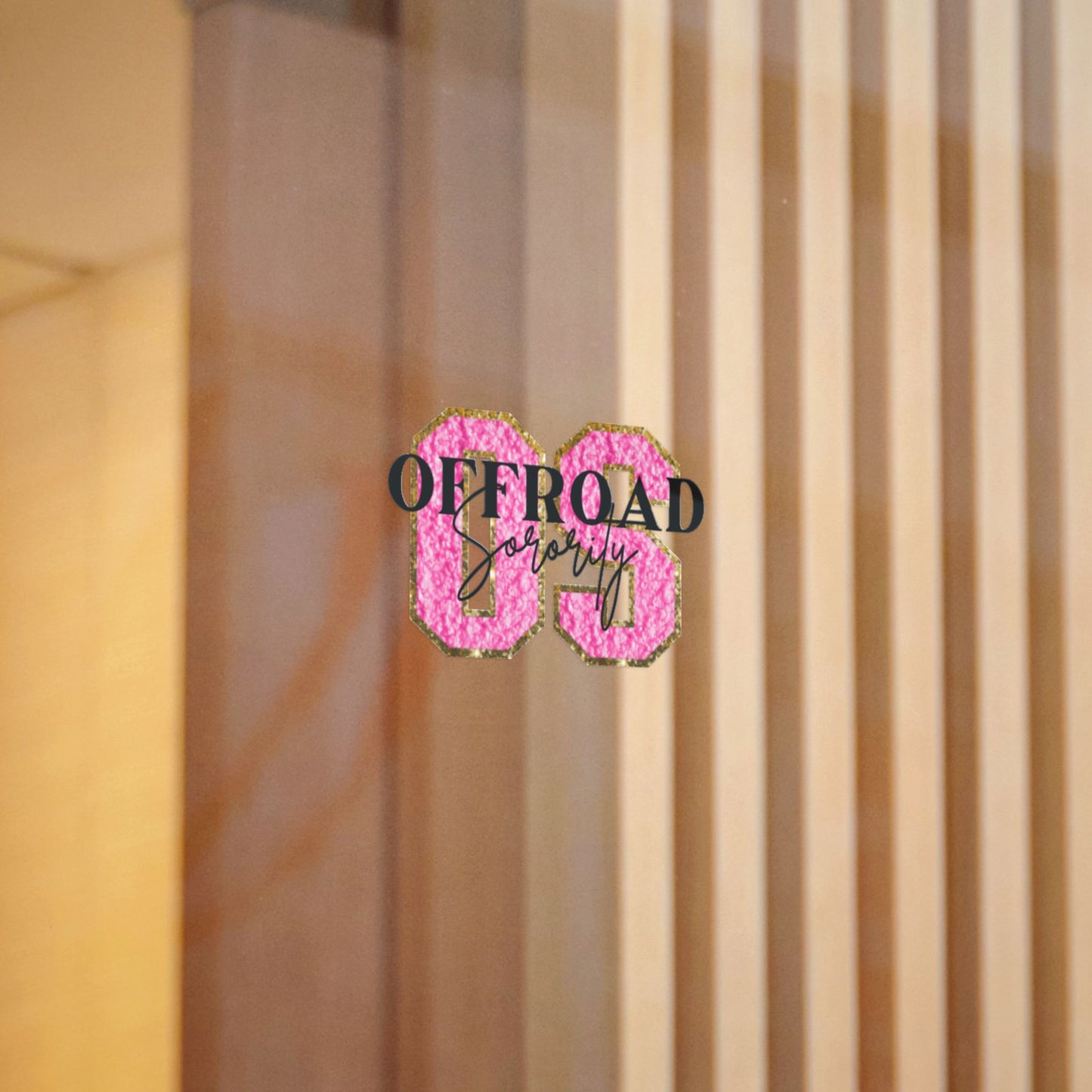 Greek Letters Offroad Sorority Decal