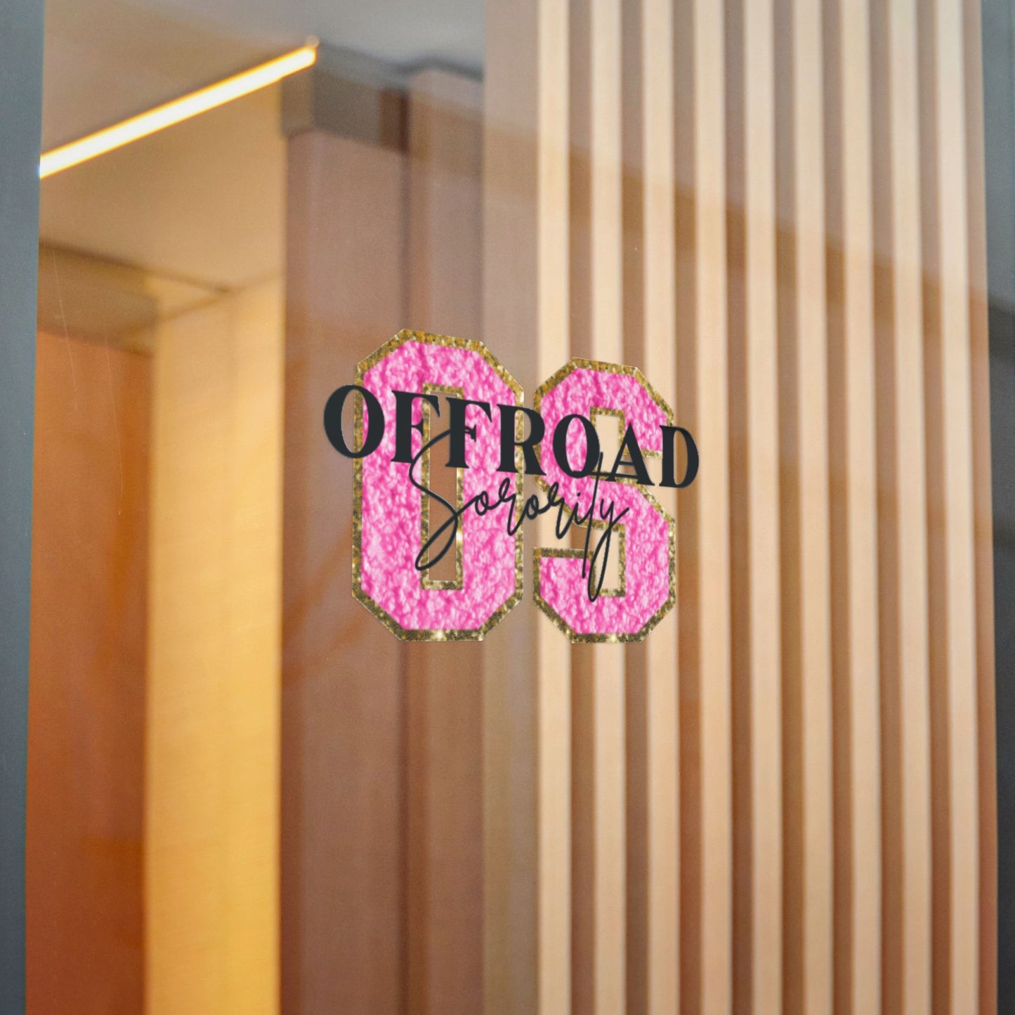 Greek Letters Offroad Sorority Decal