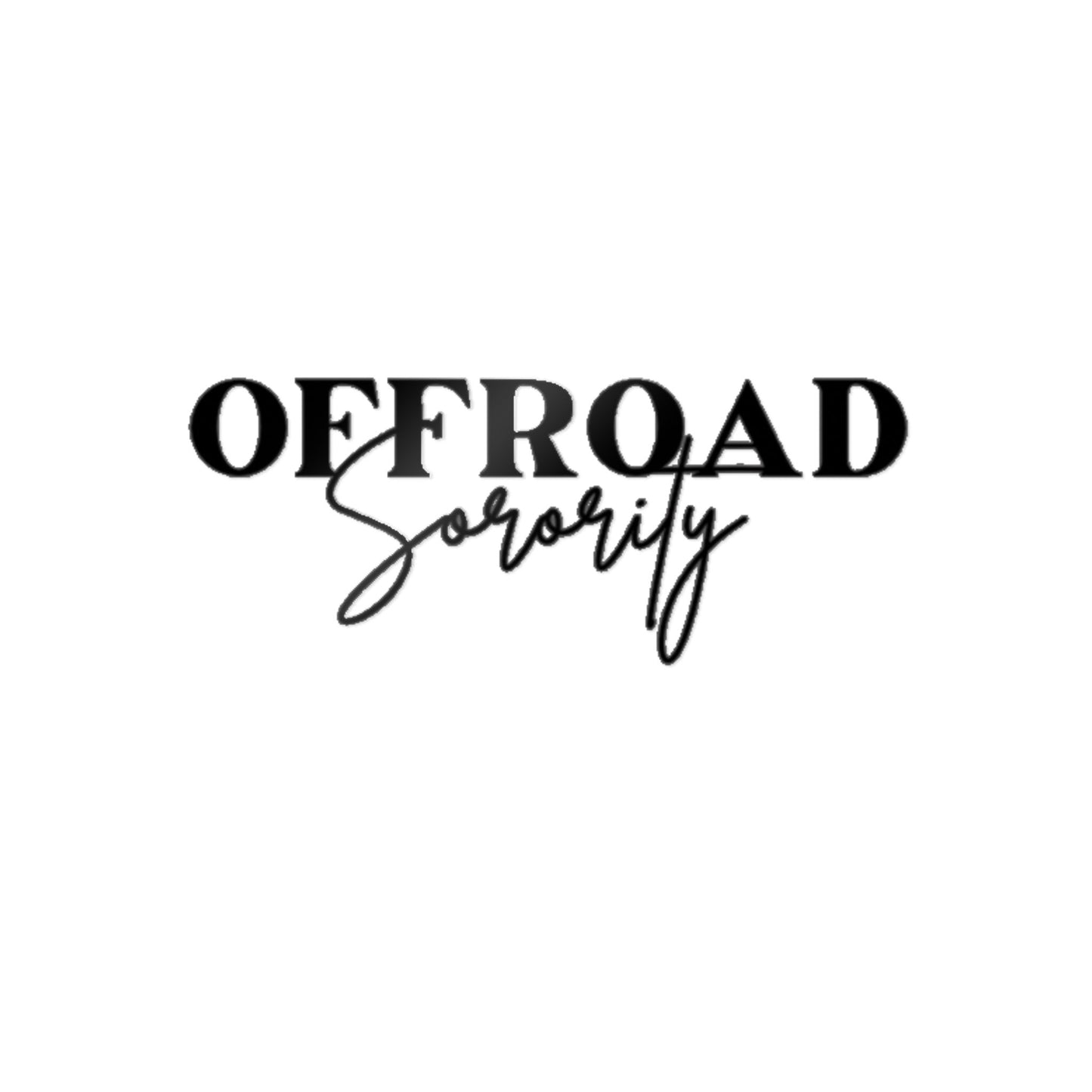 Black Offroad Sorority Decal