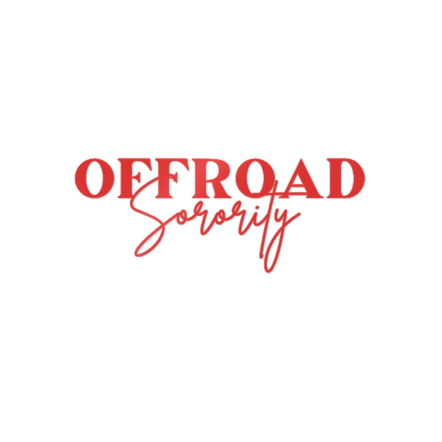 Red Offroad Sorority Decal