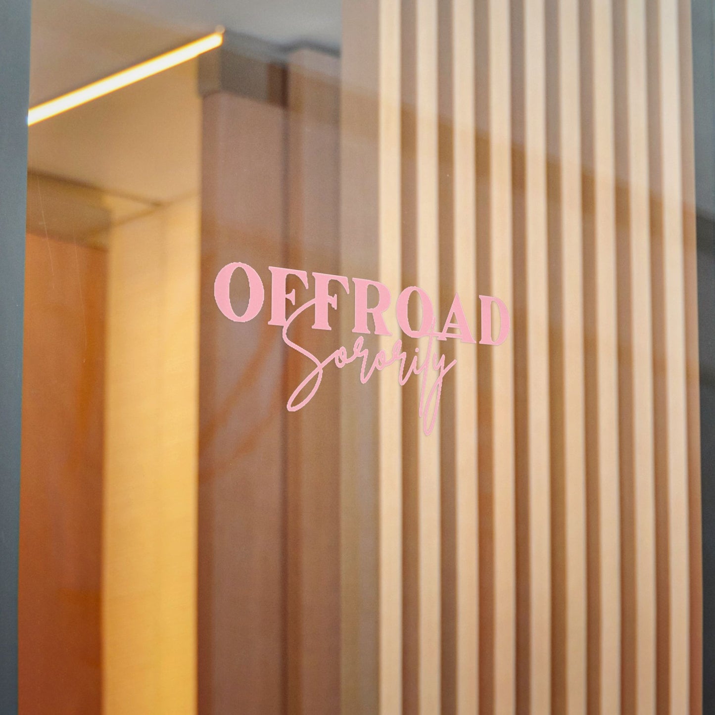 Light pink Offroad Sorority Decal