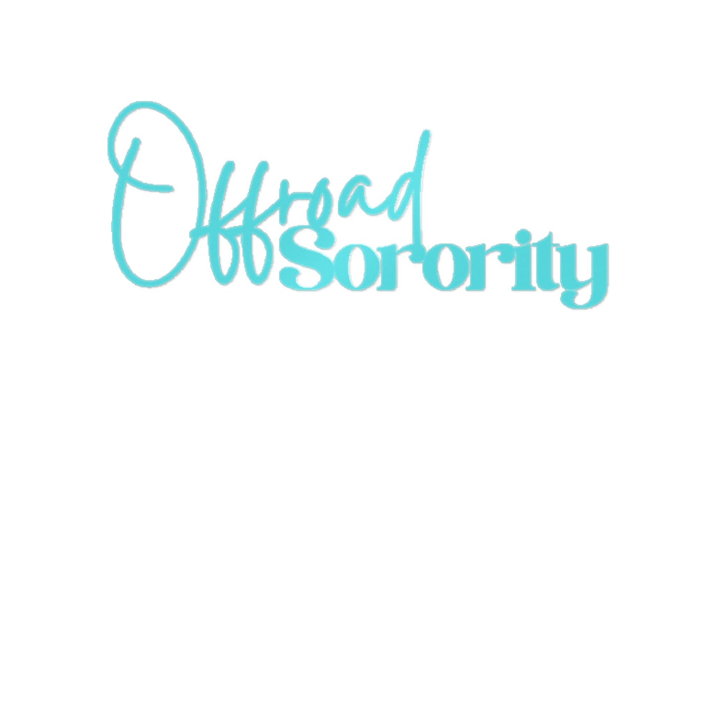Aqua Offroad Sorority Decal