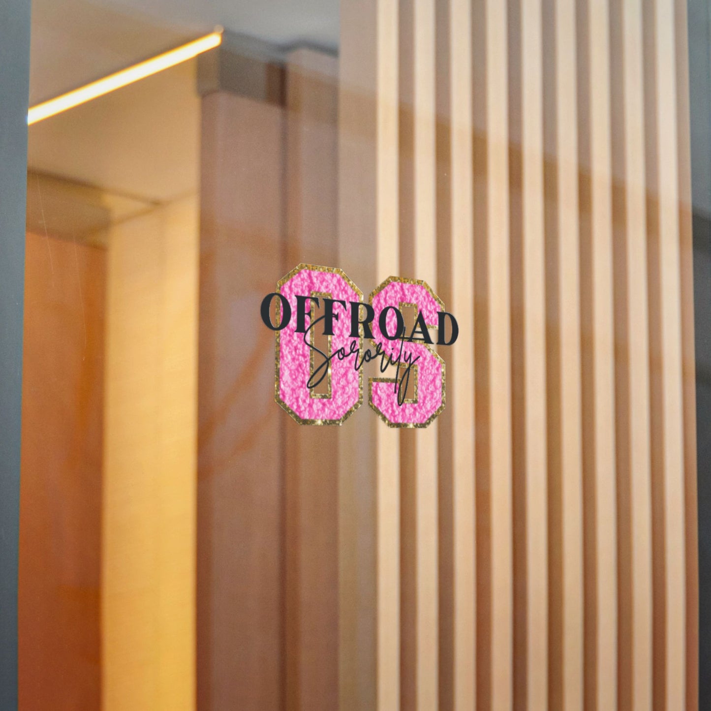 Greek Letters Offroad Sorority Decal