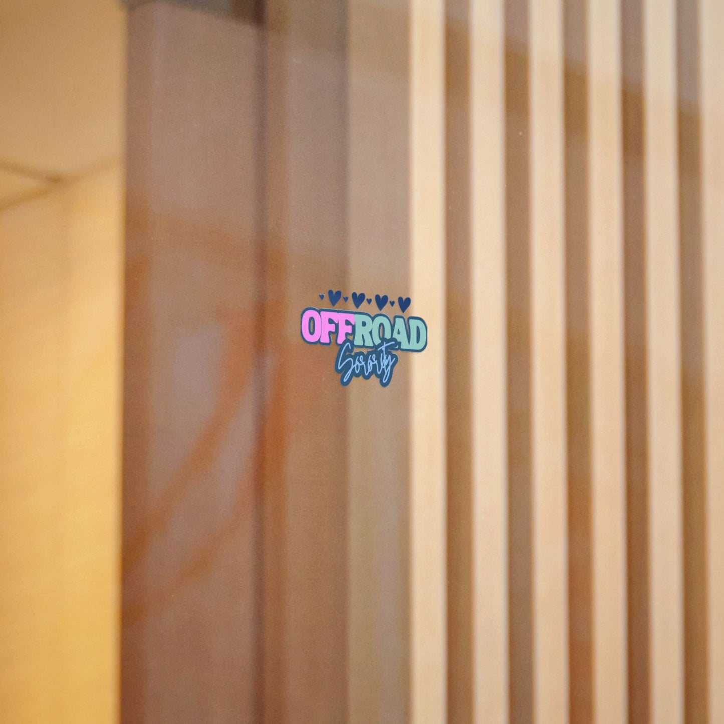 Blue Heart Offroad Sorority Decal