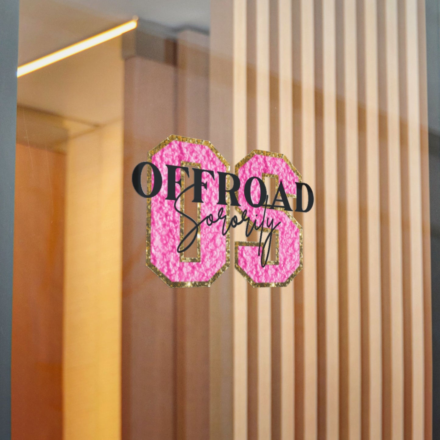 Greek Letters Offroad Sorority Decal