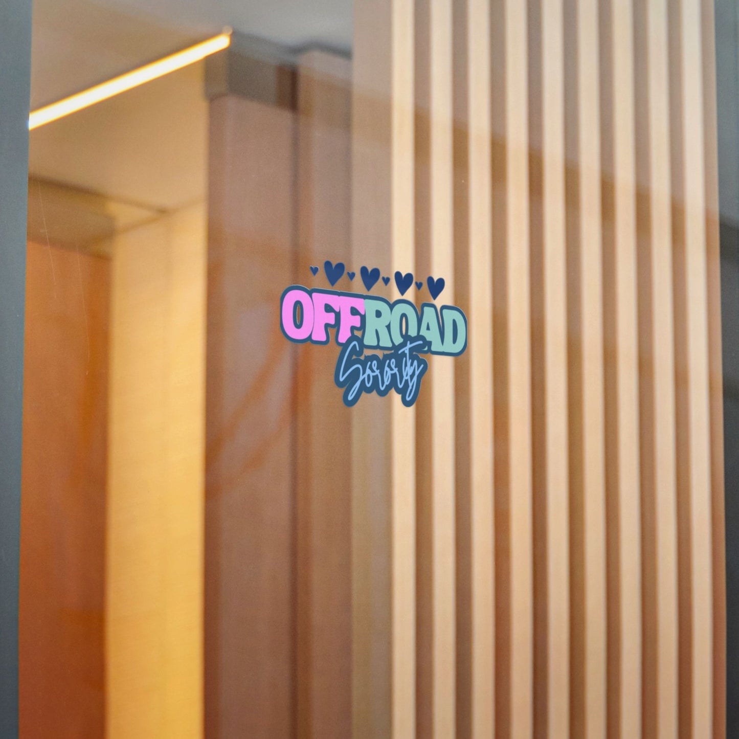 Blue Heart Offroad Sorority Decal
