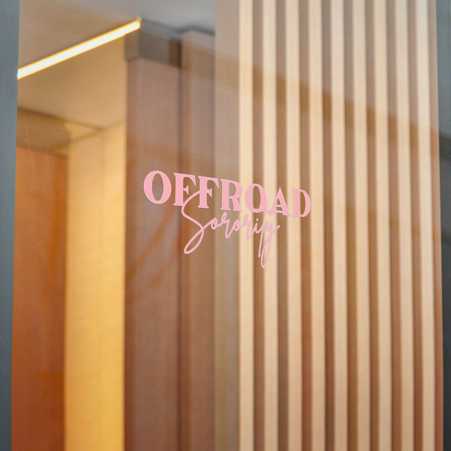 Light pink Offroad Sorority Decal