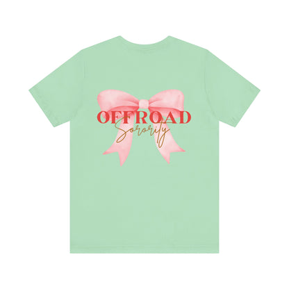 Offroad Sorority Bow Logo Tee