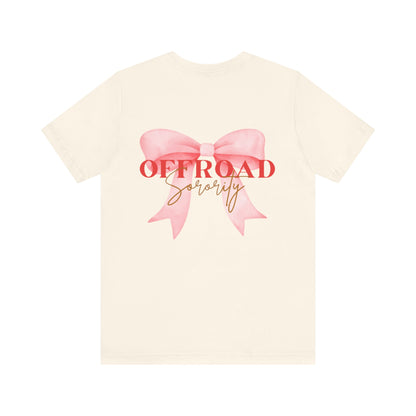 Offroad Sorority Bow Logo Tee