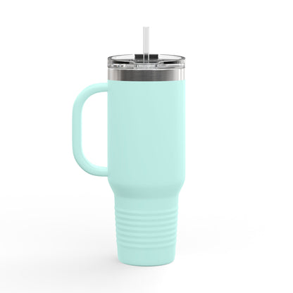 40oz Insulated Travel Mug - Offroad Sorority Bow Tumbler