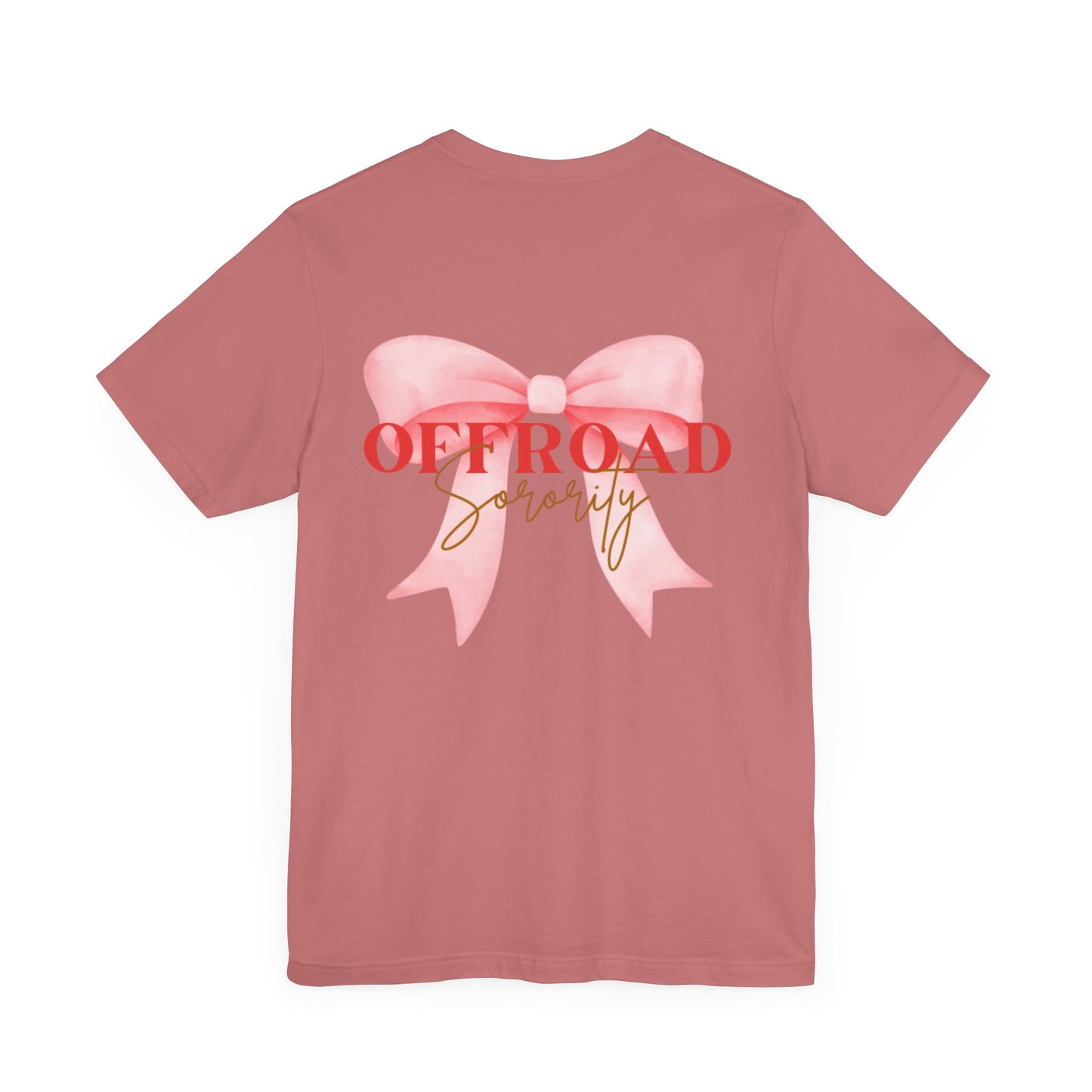 Offroad Sorority Bow Logo Tee