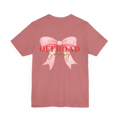 Offroad Sorority Bow Logo Tee