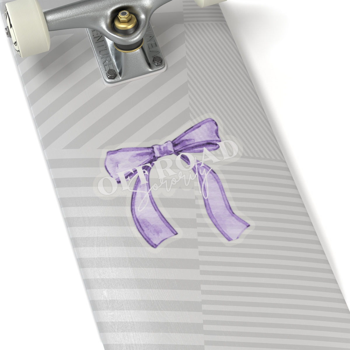 Purple Bow Offroad Sorority Sticker