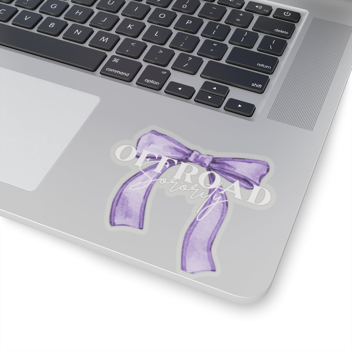 Purple Bow Offroad Sorority Sticker