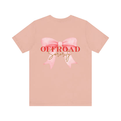 Offroad Sorority Bow Logo Tee