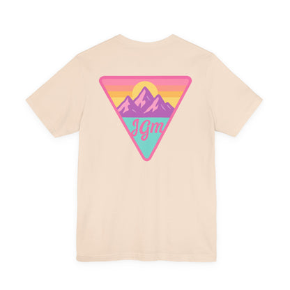 JGM Retro Mountain Graphic Unisex Tee - Adventure Awaits