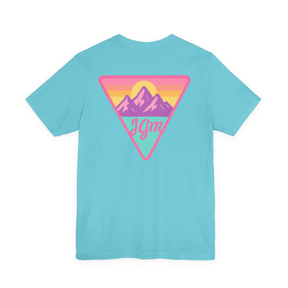 JGM Retro Mountain Graphic Unisex Tee - Adventure Awaits