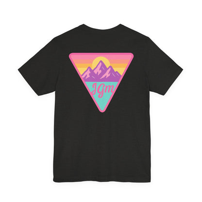 JGM Retro Mountain Graphic Unisex Tee - Adventure Awaits