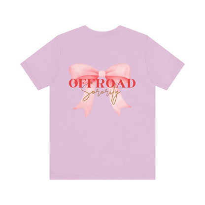 Offroad Sorority Bow Logo Tee