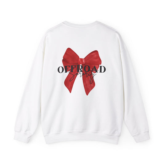 Chic Bow Graphic Unisex Crewneck Sweatshirt