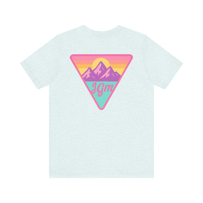 JGM Retro Mountain Graphic Unisex Tee - Adventure Awaits