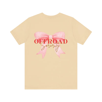 Offroad Sorority Bow Logo Tee