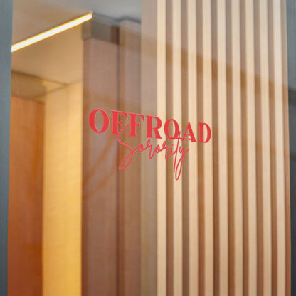 Red Offroad Sorority Decal
