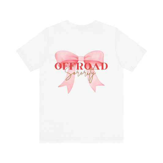 Offroad Sorority Bow Logo Tee