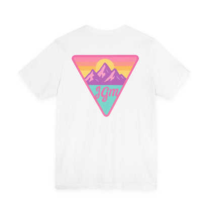 JGM Retro Mountain Graphic Unisex Tee - Adventure Awaits