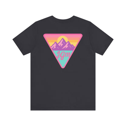 JGM Retro Mountain Graphic Unisex Tee - Adventure Awaits