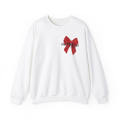 Chic Bow Graphic Unisex Crewneck Sweatshirt